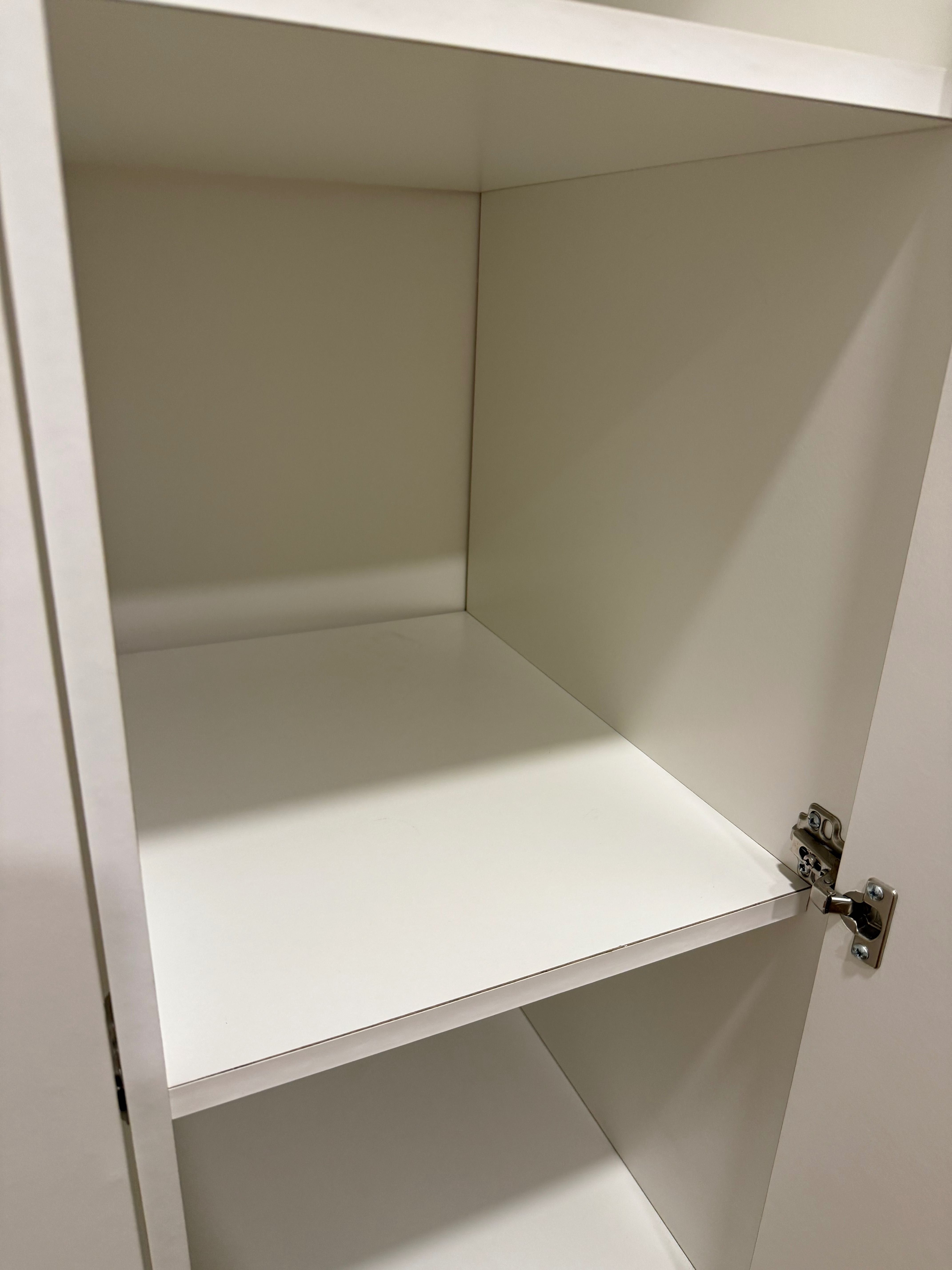 Roupeiro c/3 portas, branco, 117x176 cm