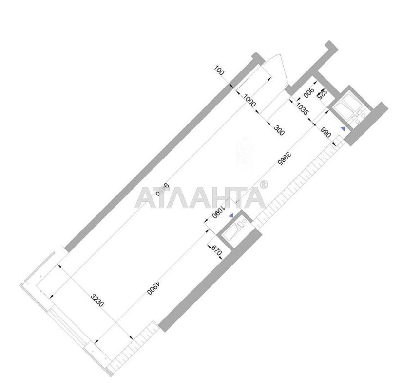 Квартира-студия в новом ЖК "Милос" на Фонтане  недалеко от