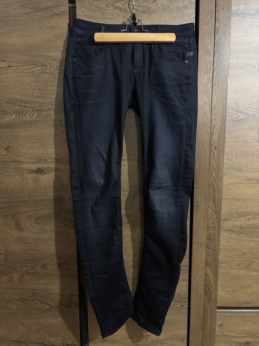 Czarne jeansy męskie G-Star – Skinny - Elastyczne - 30/32 - Jak Nowe!