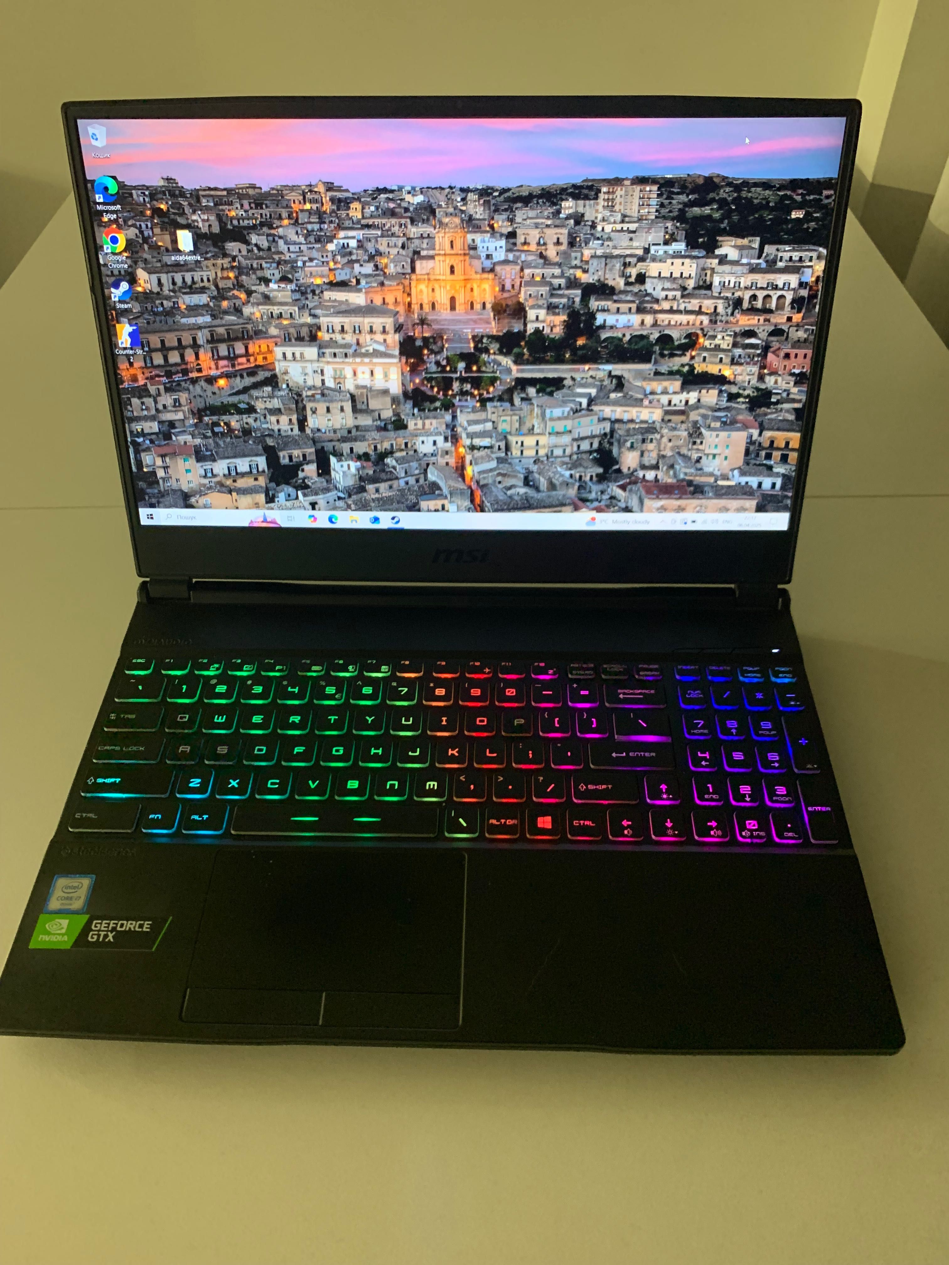Ігровий ноутбук MSI GE63 | Core i7-9750H | GTX 1660Ti | DDR4 - 16Gb|