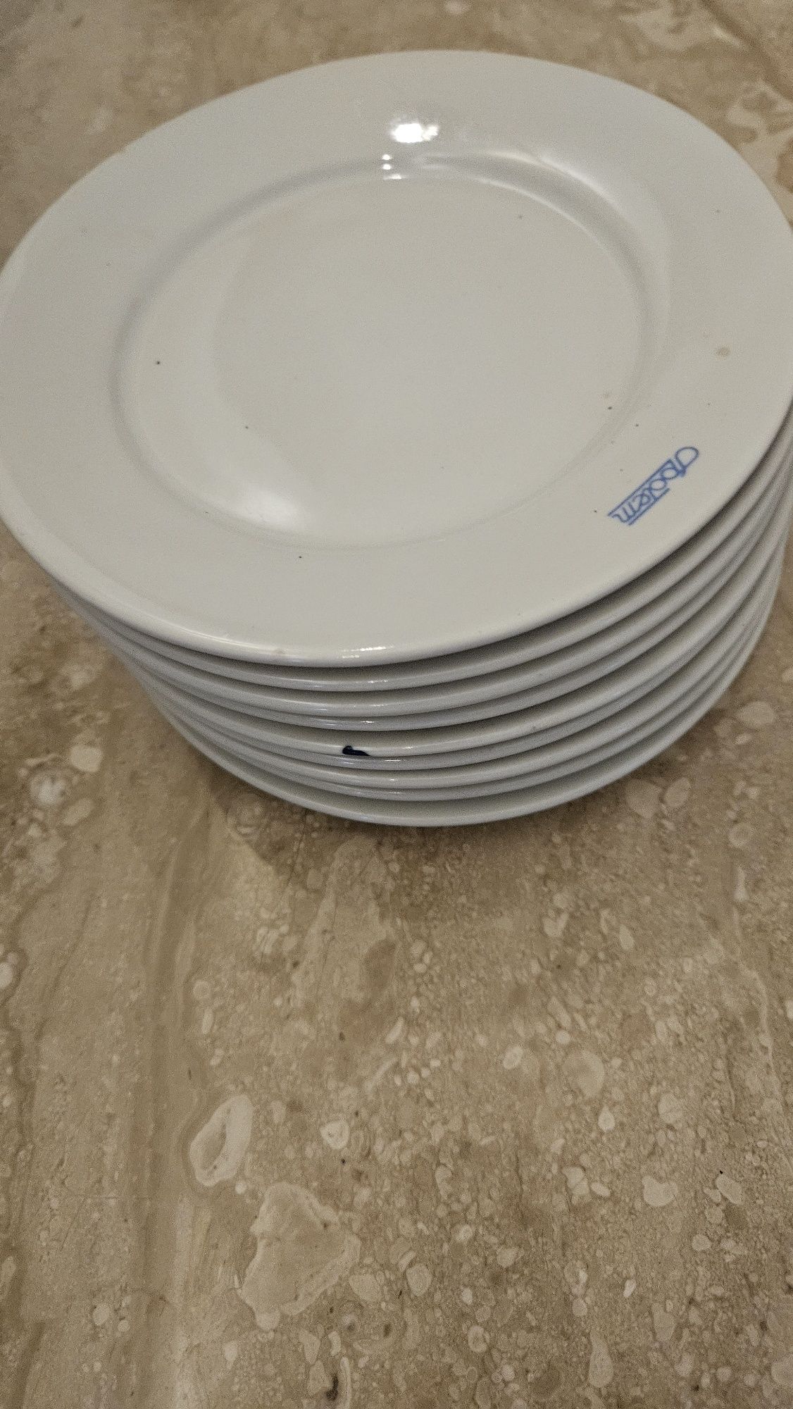 3 talerze PRL Społem  20  cm