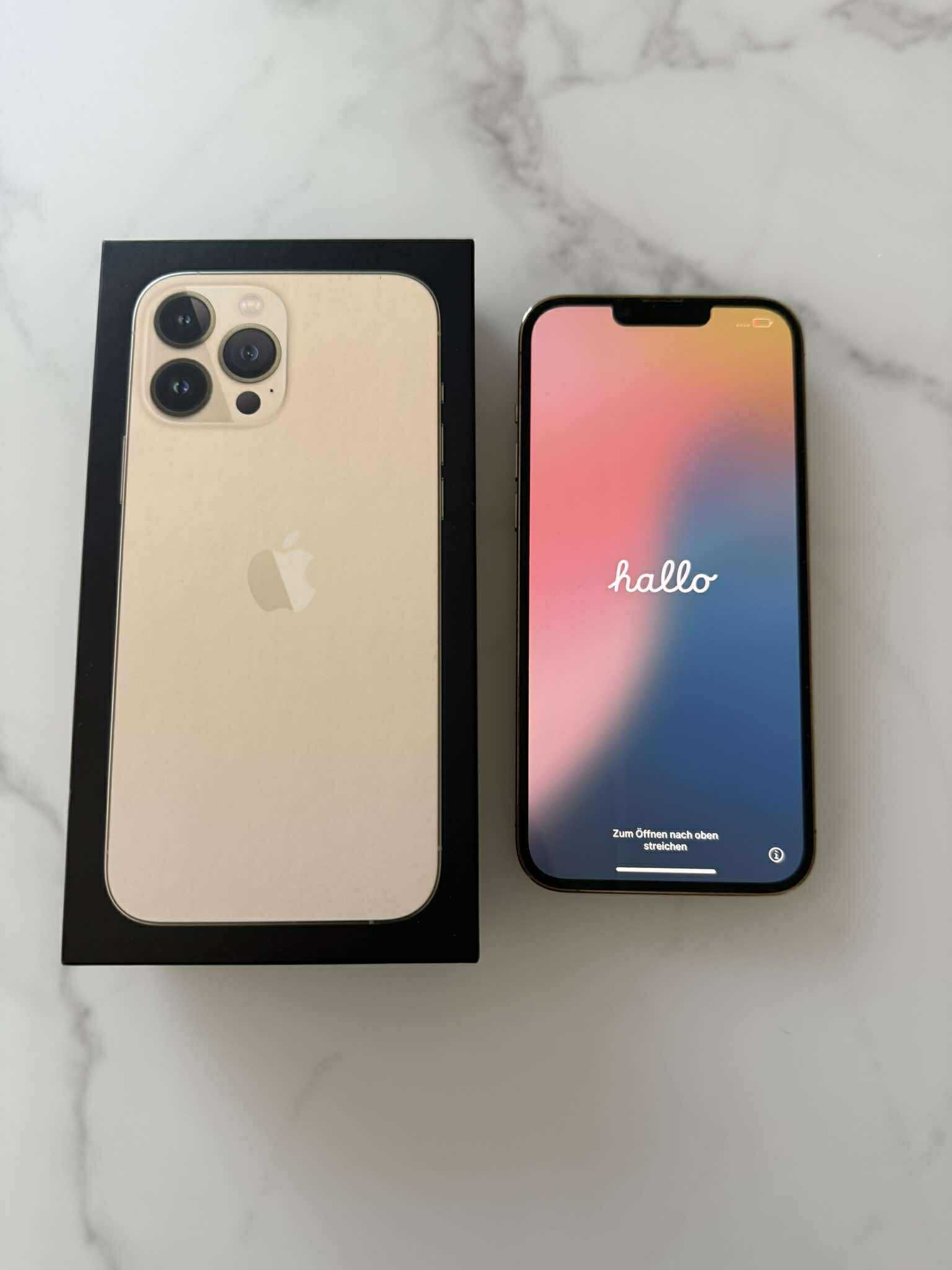 iPhone 13 Pro Max 256gb Gold Stan Idealny Bateria 87% GRATISY