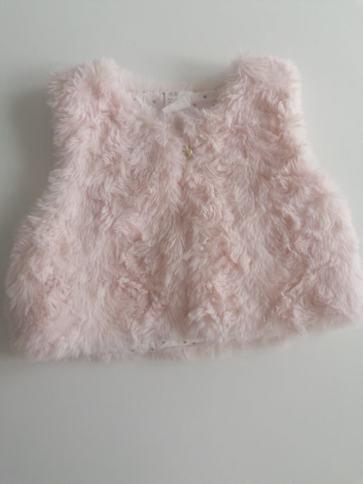 Bezrękawnik futerkowy H&M 74