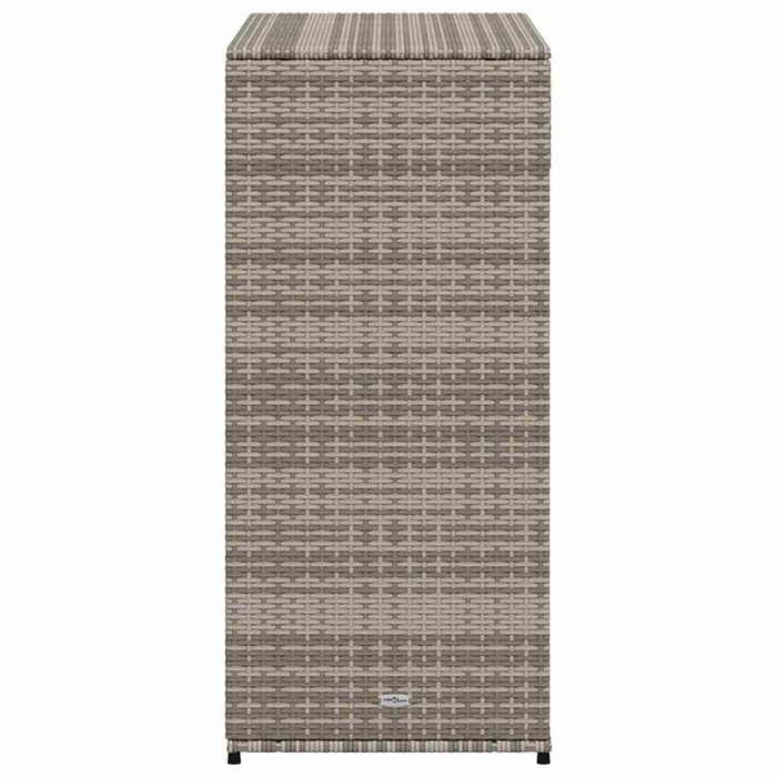 Szafka ogrodowa, szarobrązowa, 105x55x113 cm, technorattan