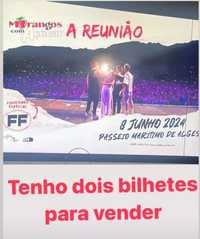 Bilhetes para os dzrt em junho