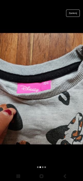 Bluza dziewczęca z Myszką Minnie