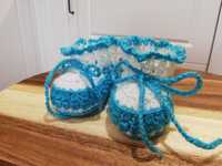 buciki handmade dla noworodka