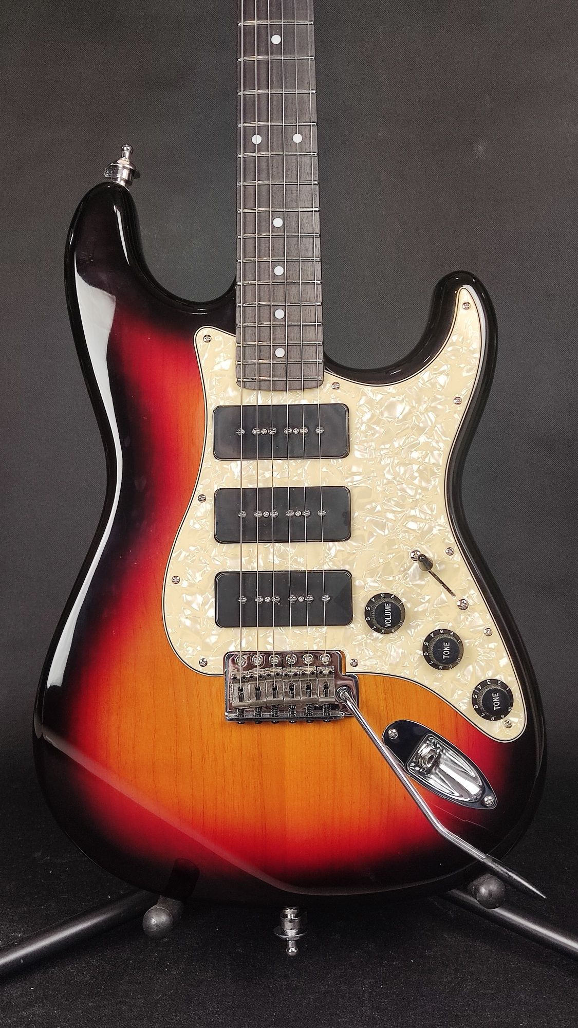 Gitara PZI Costom P90 Stratocaster lutnicza