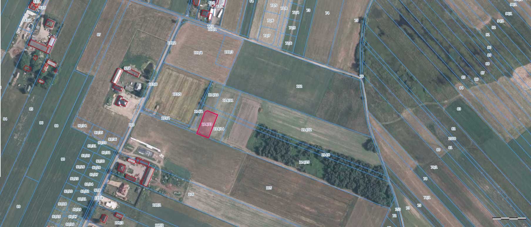 Działka w Woli Rasztowskiej 1030 m2