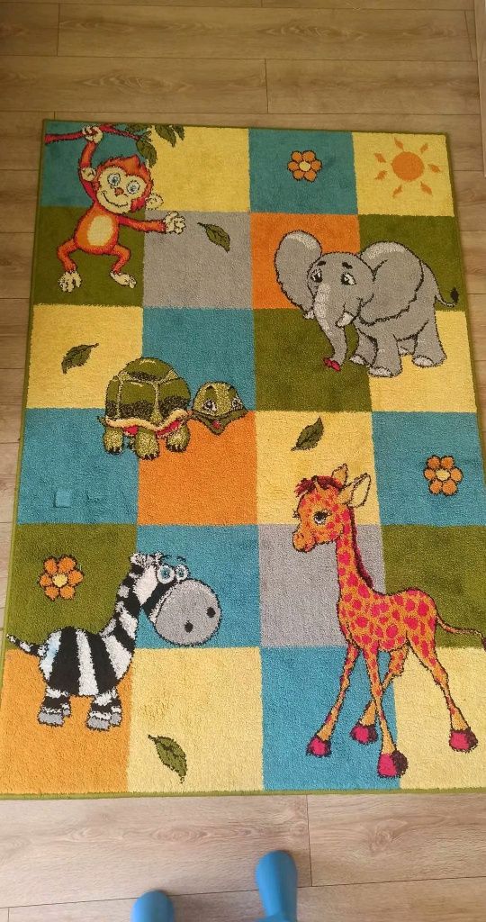 Dywan dziecięcy zoo 170x120