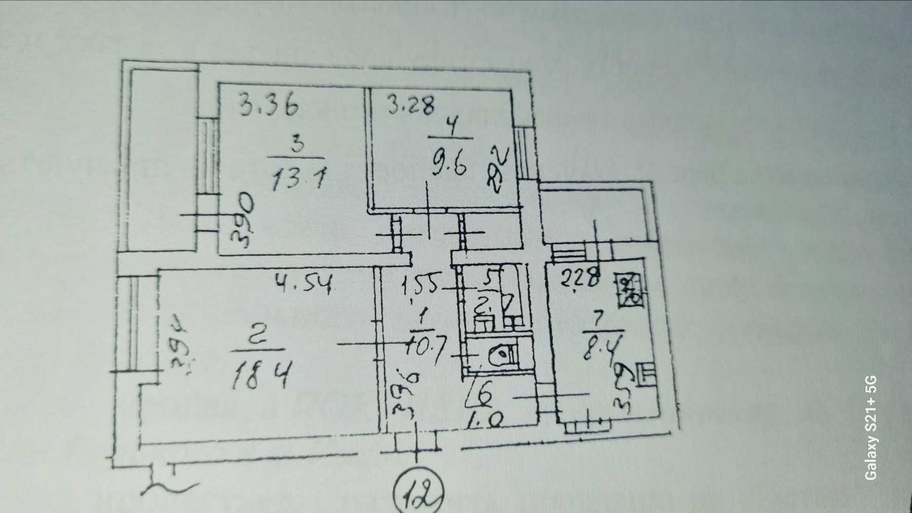 Продажа 3 комнатная квартирі 73 кв.м. на ул.Антоновича 100