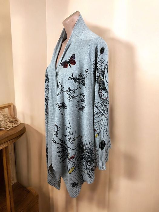 Desigual roz. S damska narzutka cape