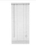 Żaluzje drewniane białe 80 cm x 250 cm x 27 mm