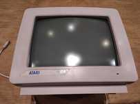 Atari Monitor Czarno- biały SM124 Folia na Logo Atari