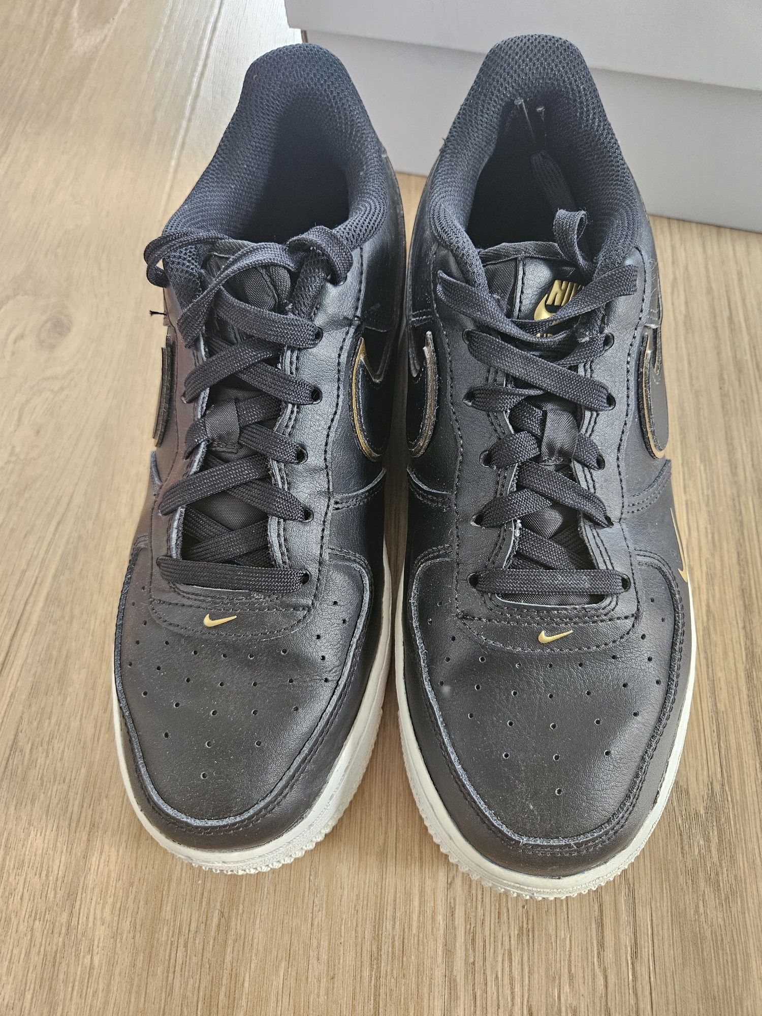 Nike Air Force 1 czarno złote 38.5