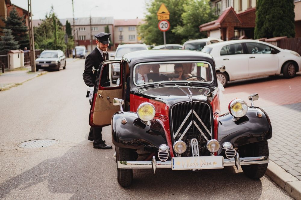 Zabytkowe Citroeny DS B11 auta na ślub wesele retro klasyk Białystok