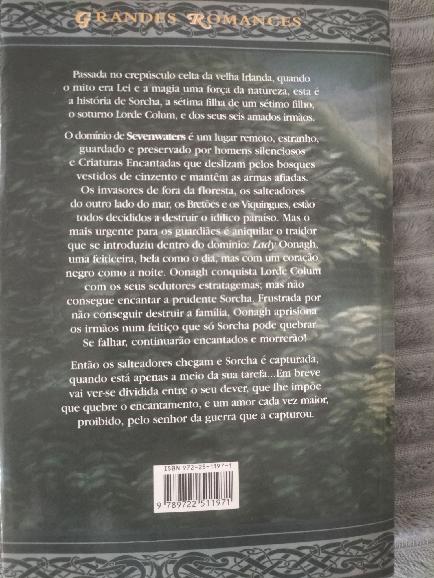 Livro "A filha da floresta" de Juliet Marillier.
