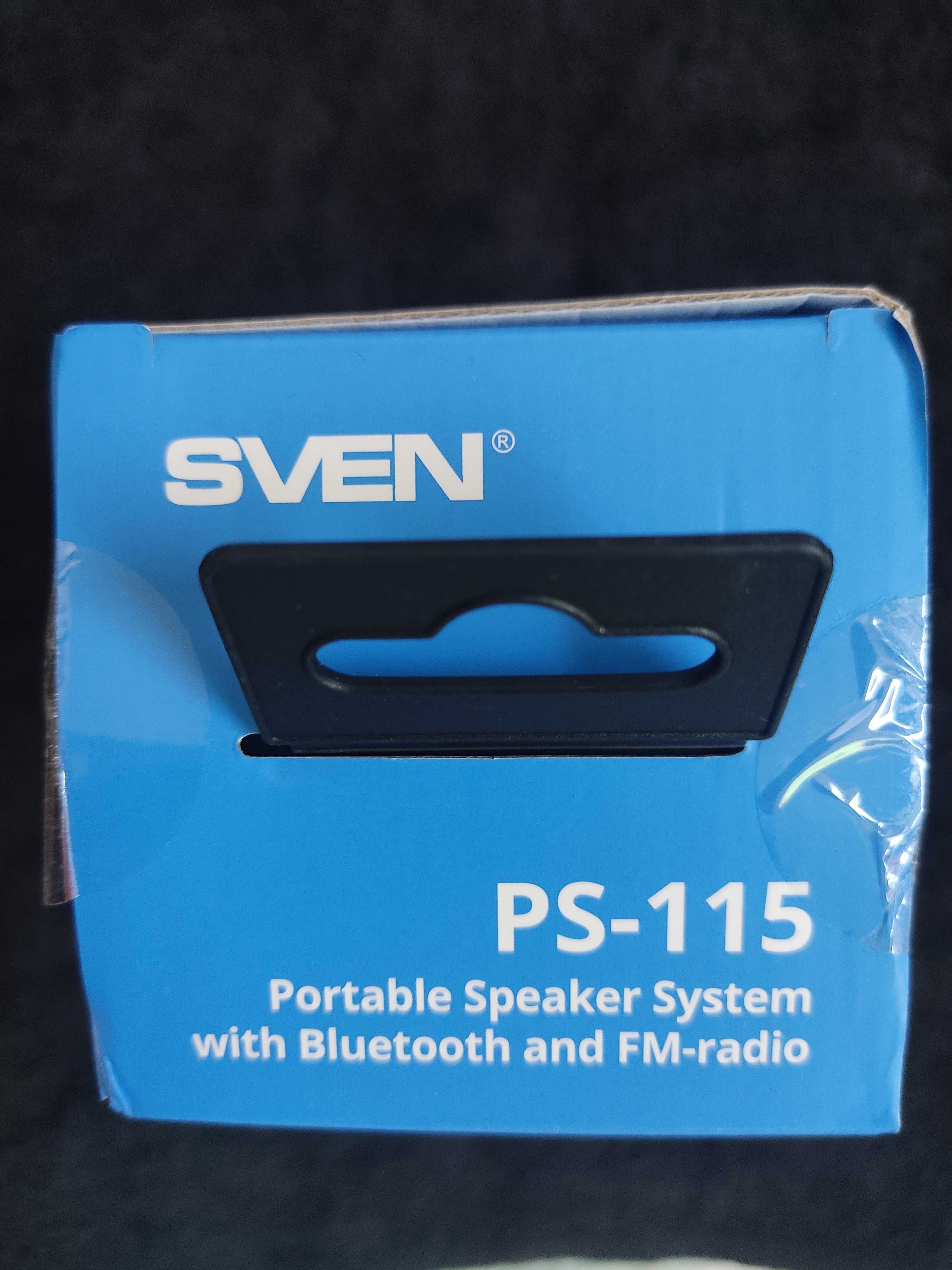 Głośnik bluetooth przenośny bezprzewodowy SVEN PS-115 (OKAZJA)