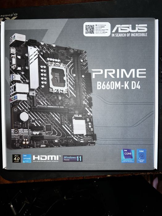 Материнська плата Asus B660M-K D4