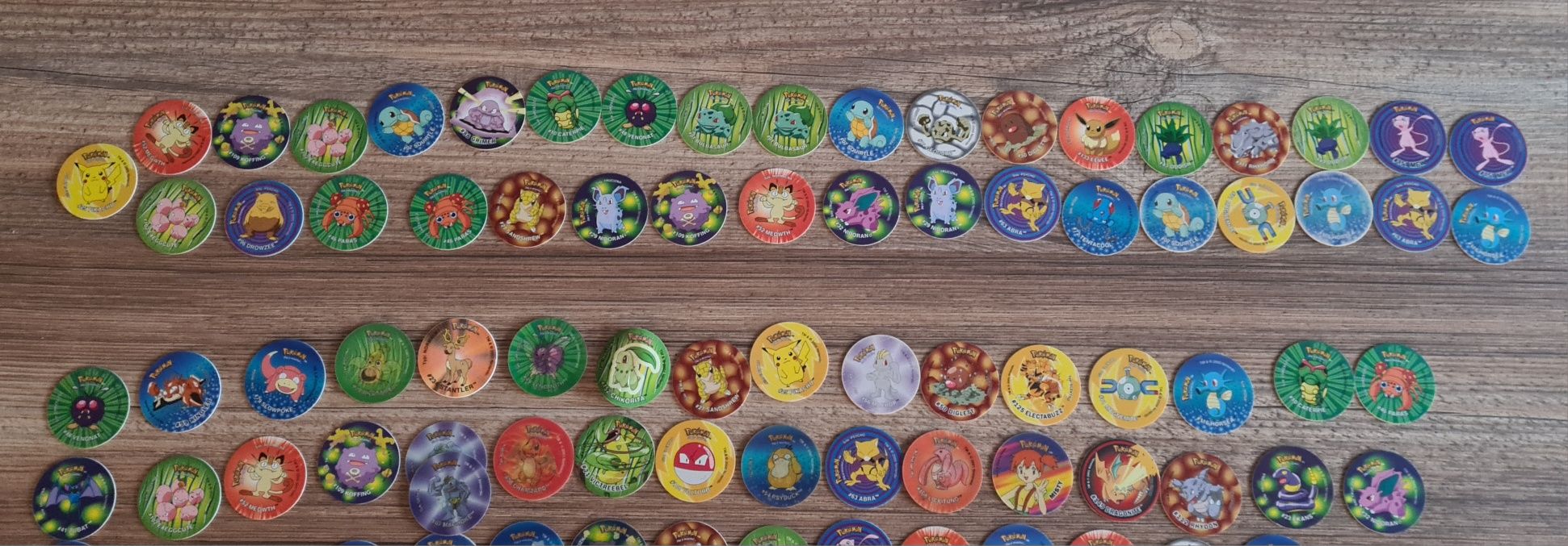 Pokemon tazo + 3 zapery