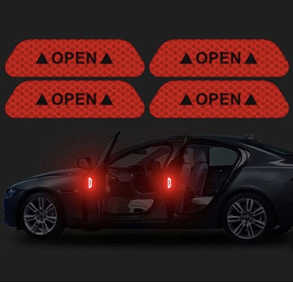 светоотражающие наклейки для автомобильных  дверей