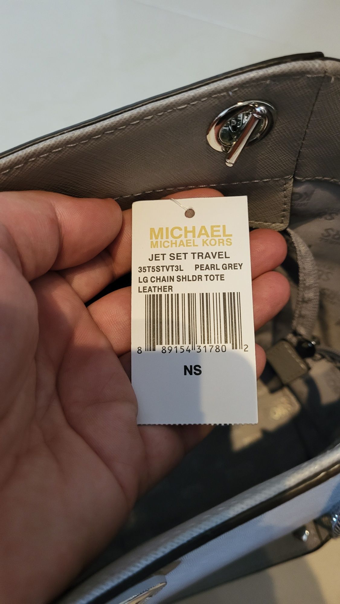 Torebka beżowa damska Michael Kors Jet Set Travel