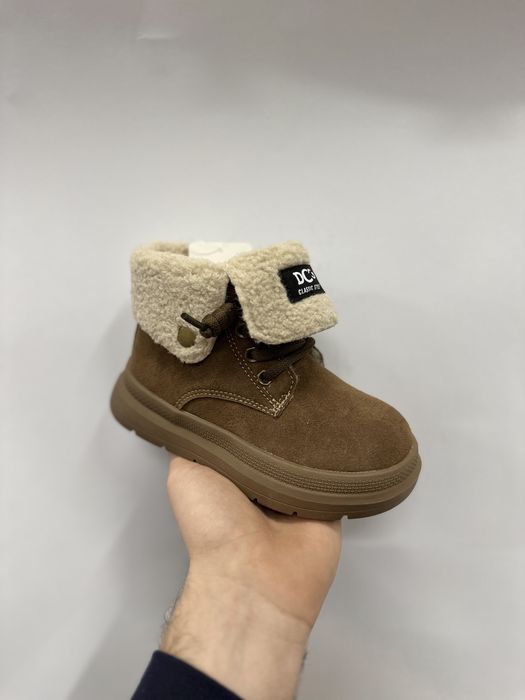 Дитячі черевики зимові 26-32, ботинки черевички на овчині, чобітки