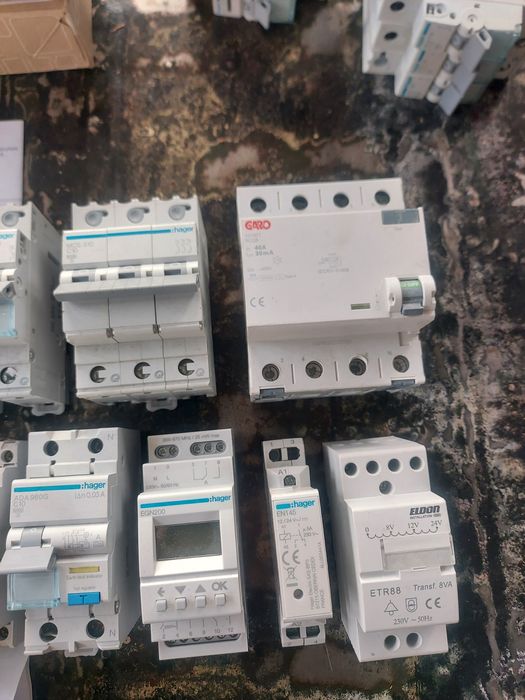 Дифавтомати,узо,контролери dali ,та ін.Hager,Garo,Malmbergs