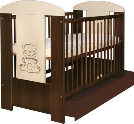 Łóżeczko dziecięce 120x60 cm z szufladą Drewex