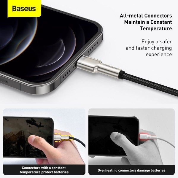 Кабель з чіпом Baseus USB to Lightning 2метри Швидка Зарядка iPhone