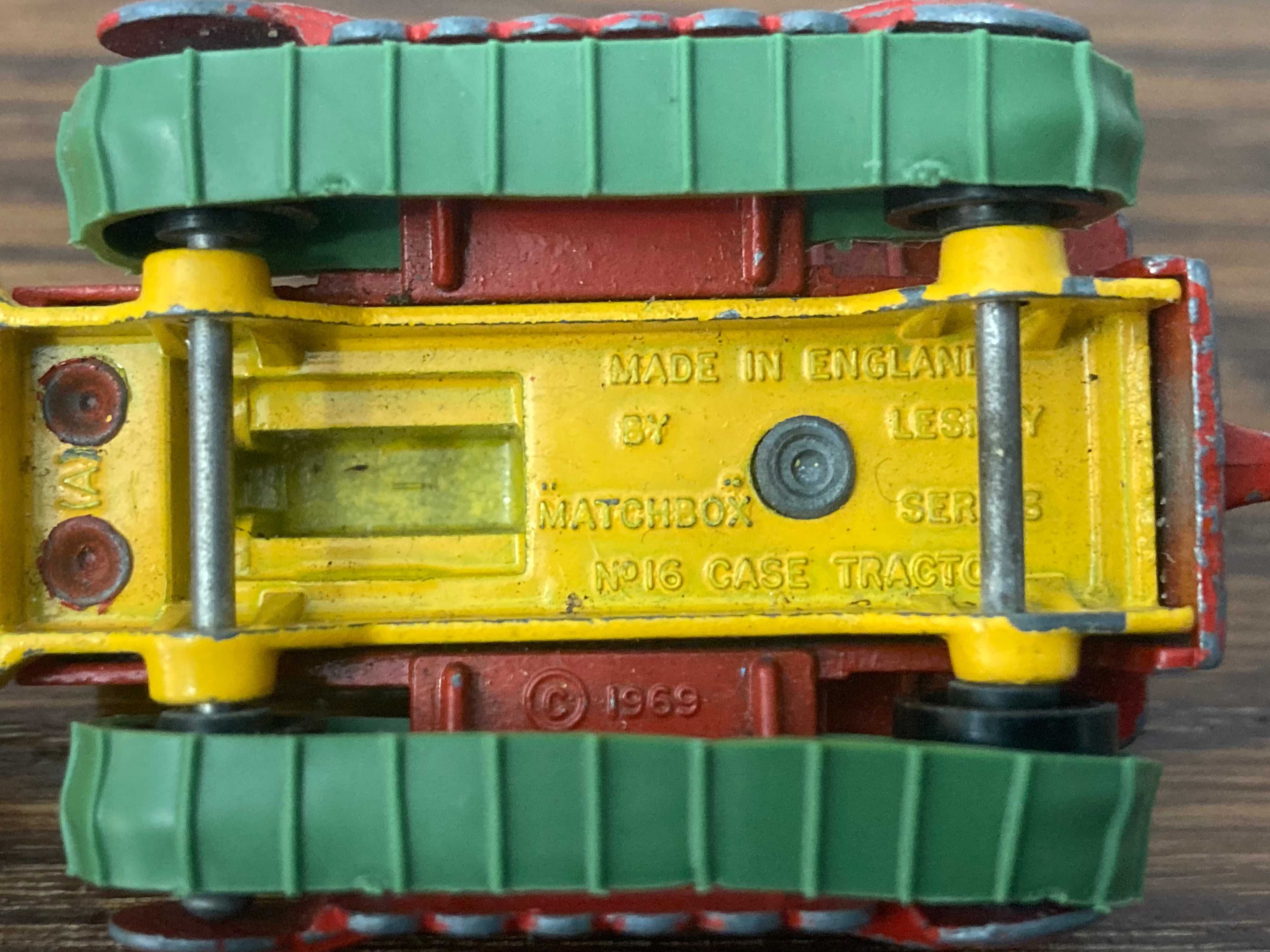 Matchbox Lesney Series No 16 case tractor Vintage prl