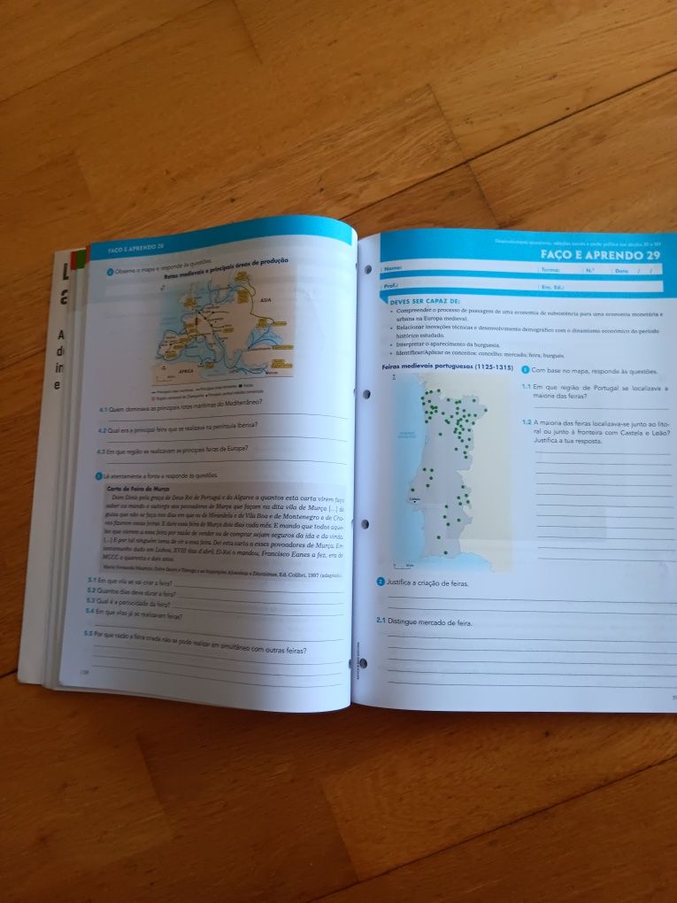 Livro Fichas História - 7°ano
