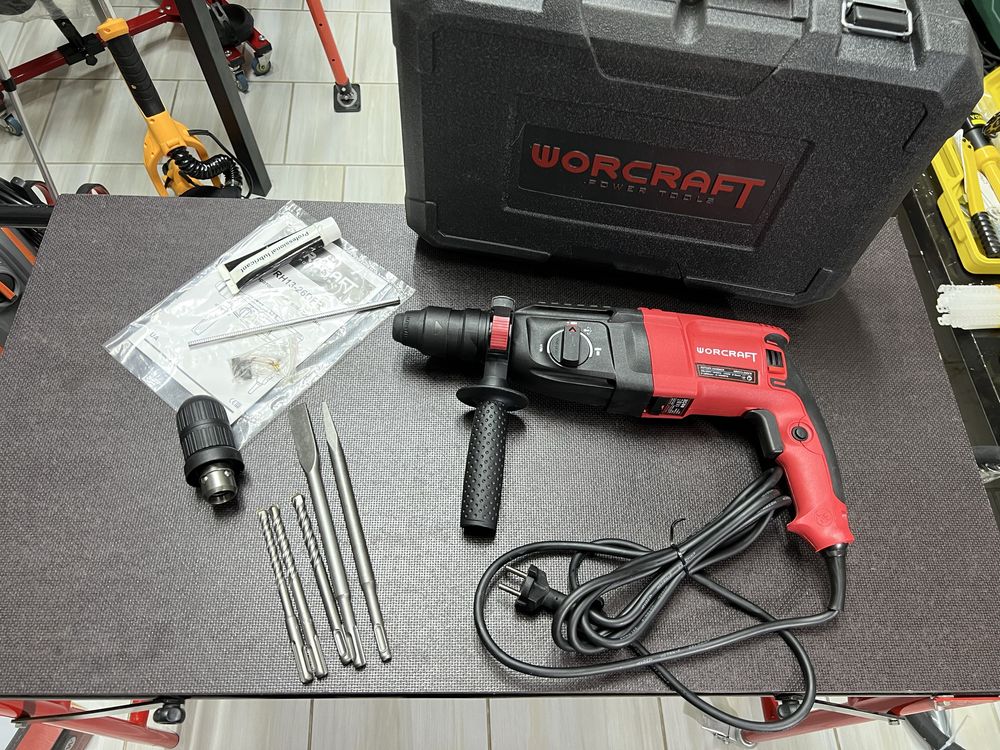 Перфоратор WORCRAFT WRH13-26DFR Со сменным патроном СКИДКА в описании!