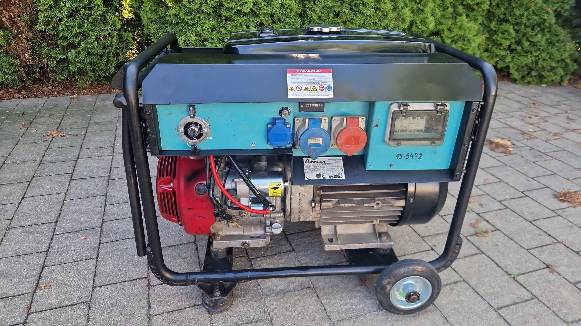 Agregat pradotworczy Honda Eisemann  P7200E 3 fazowy 6,5kVA 400V z AVR