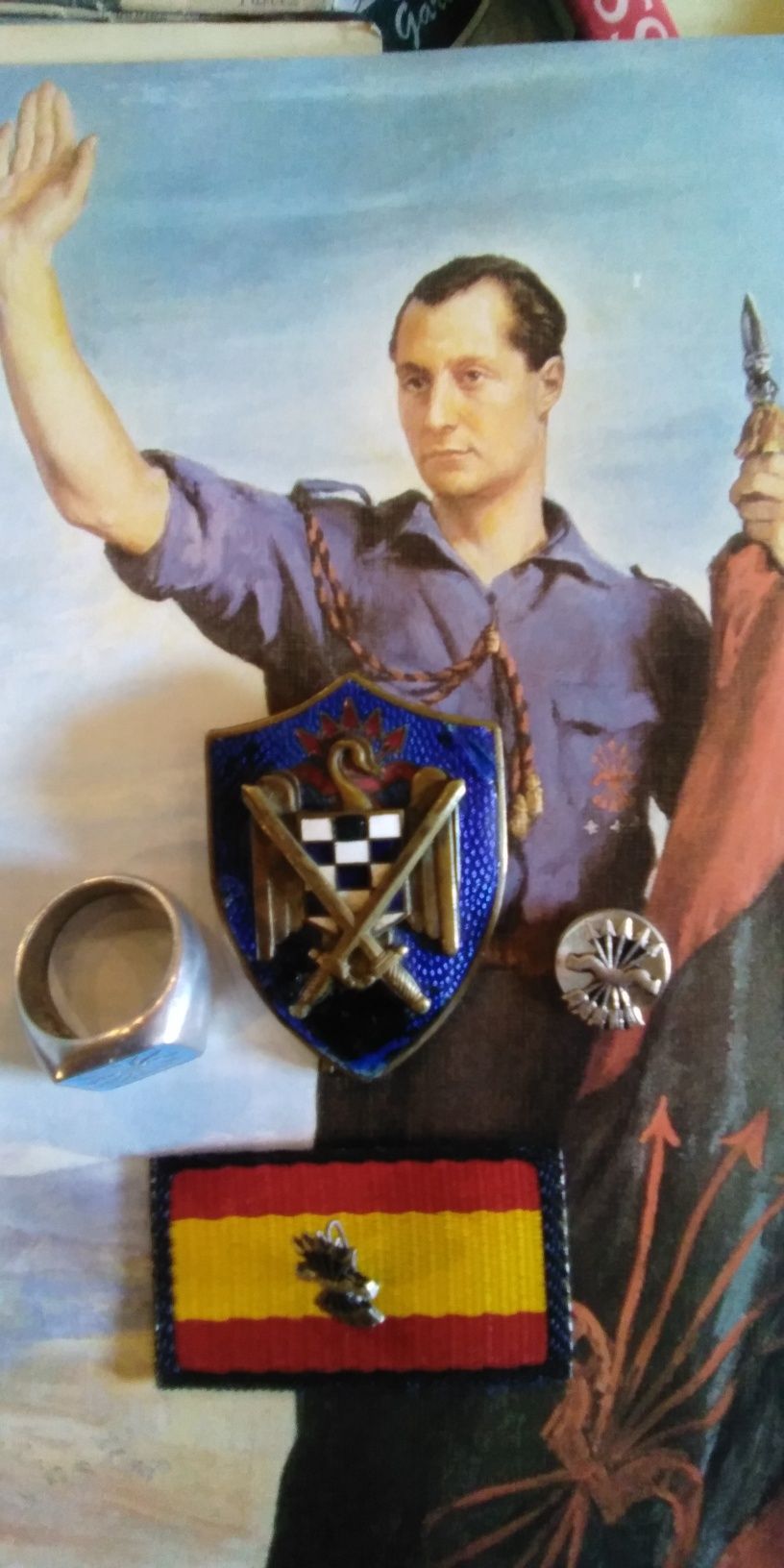 Militaria, FALANGE ,Divisão Azul, Mil Novecentos e quarenta quatro