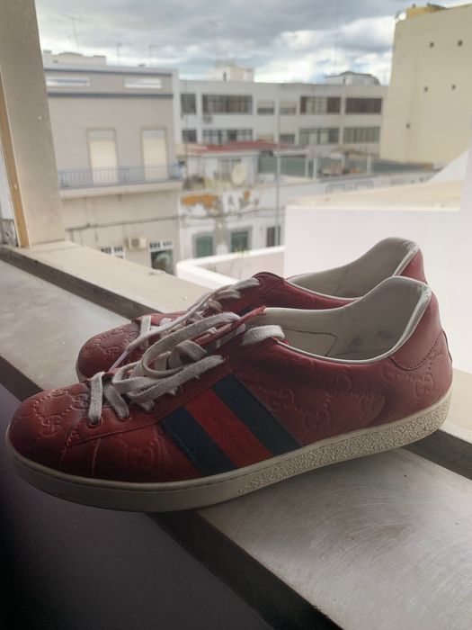 Ténis Gucci ACE vermelho