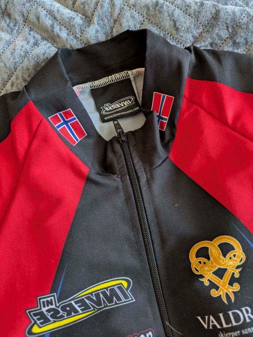 Kurtka wiatrówka kolarska rowerowa retro roz. XL