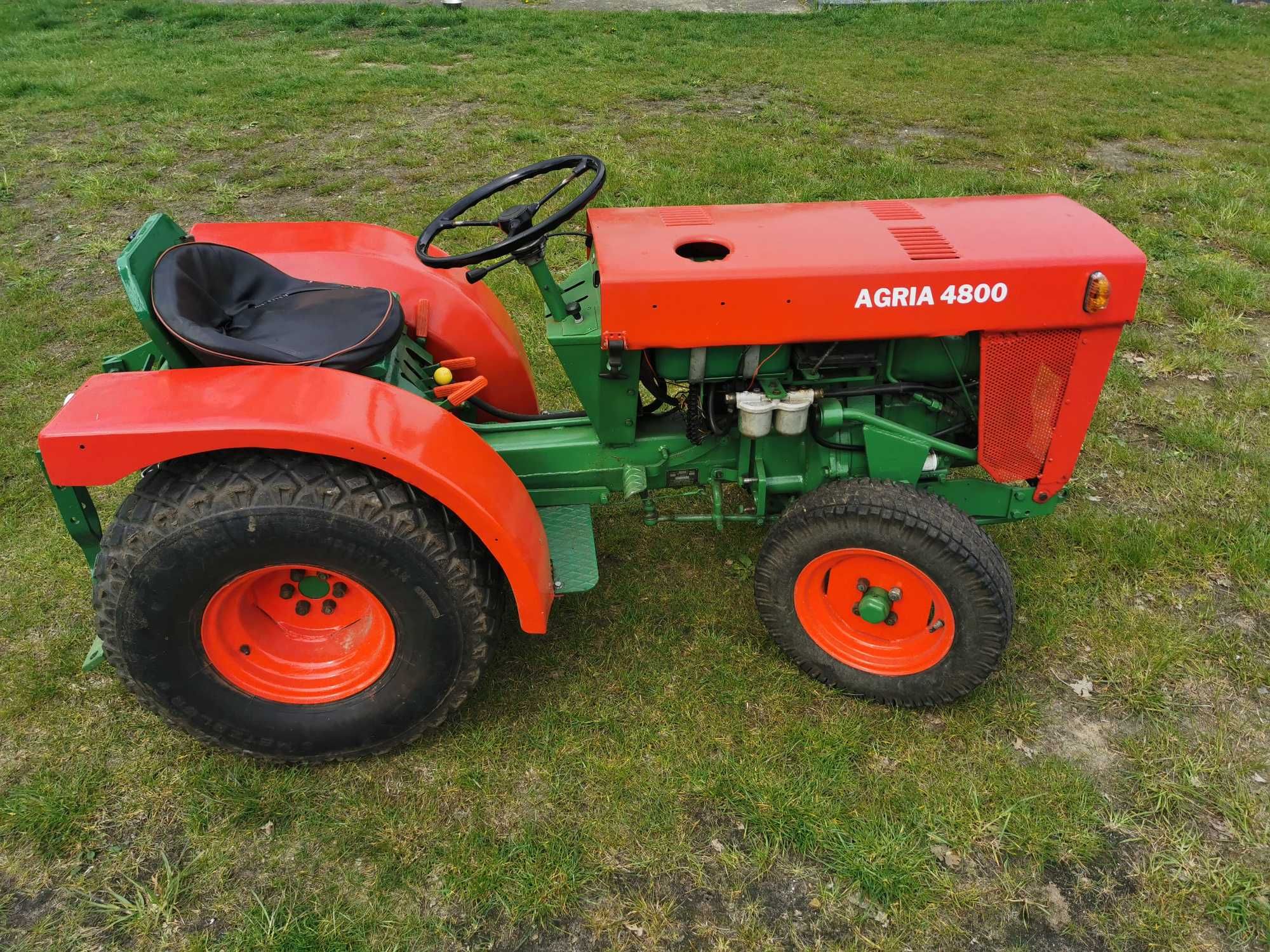 Traktor Ciągnik Ogrodniczy Agria 4800 zarejestrowany + osprzęt