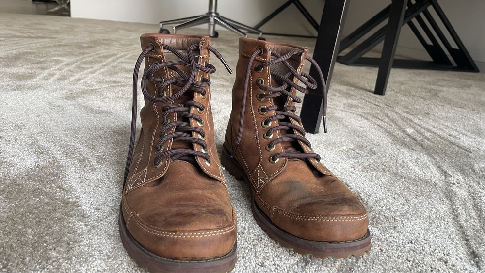 Botas Timberland em Pele (homem; tam 41.5)