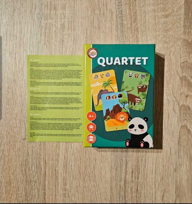 Gra karciana w karty Quartet zwierzęta