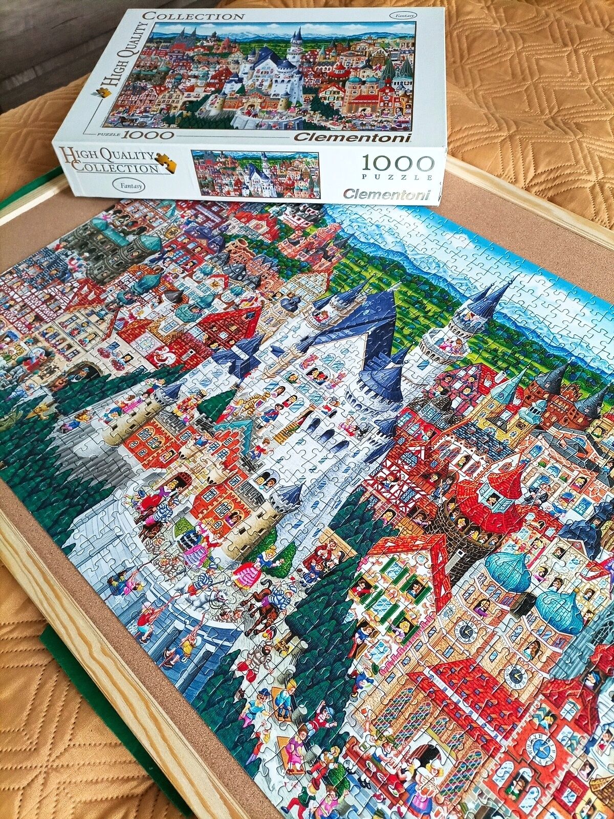 Puzzle 1000 Clementoni "Germany", raz układane, kompletne, jak nowe.