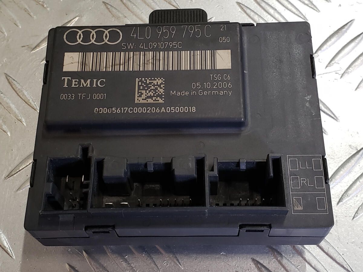 Блок управления двери audi q7 (2006-2009) 4L0959795C разборка