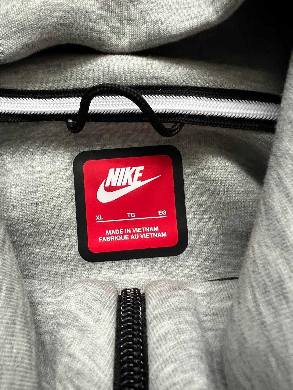 ОРИГІНАЛ! Кофта Nike Tech Fleece Fz Wr Grey XS S M L XL | FB7921-063
