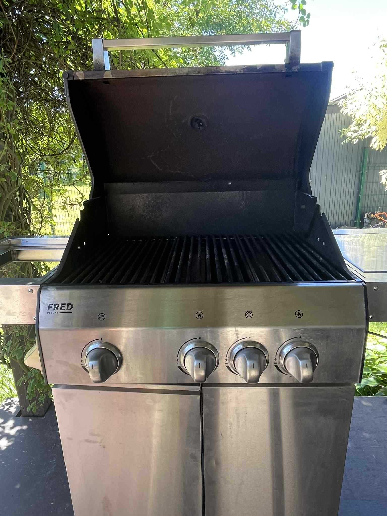 BURNHARD Gril Gazowy PREMIUM INOX 3.1  Okazja