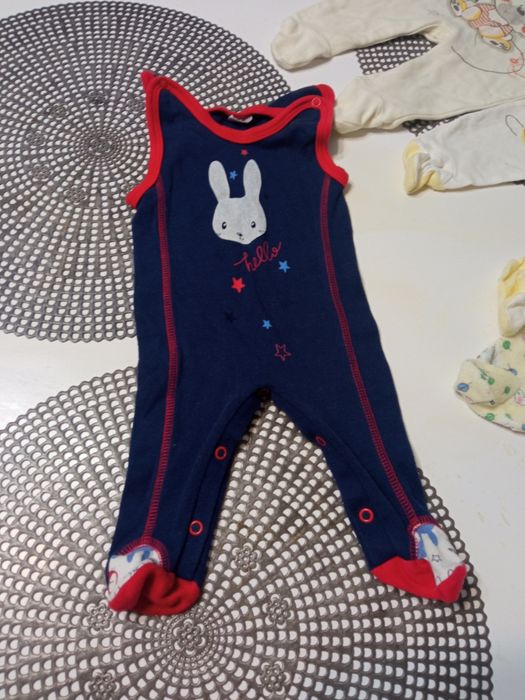 Cztery pary śpiochów bawelnianych