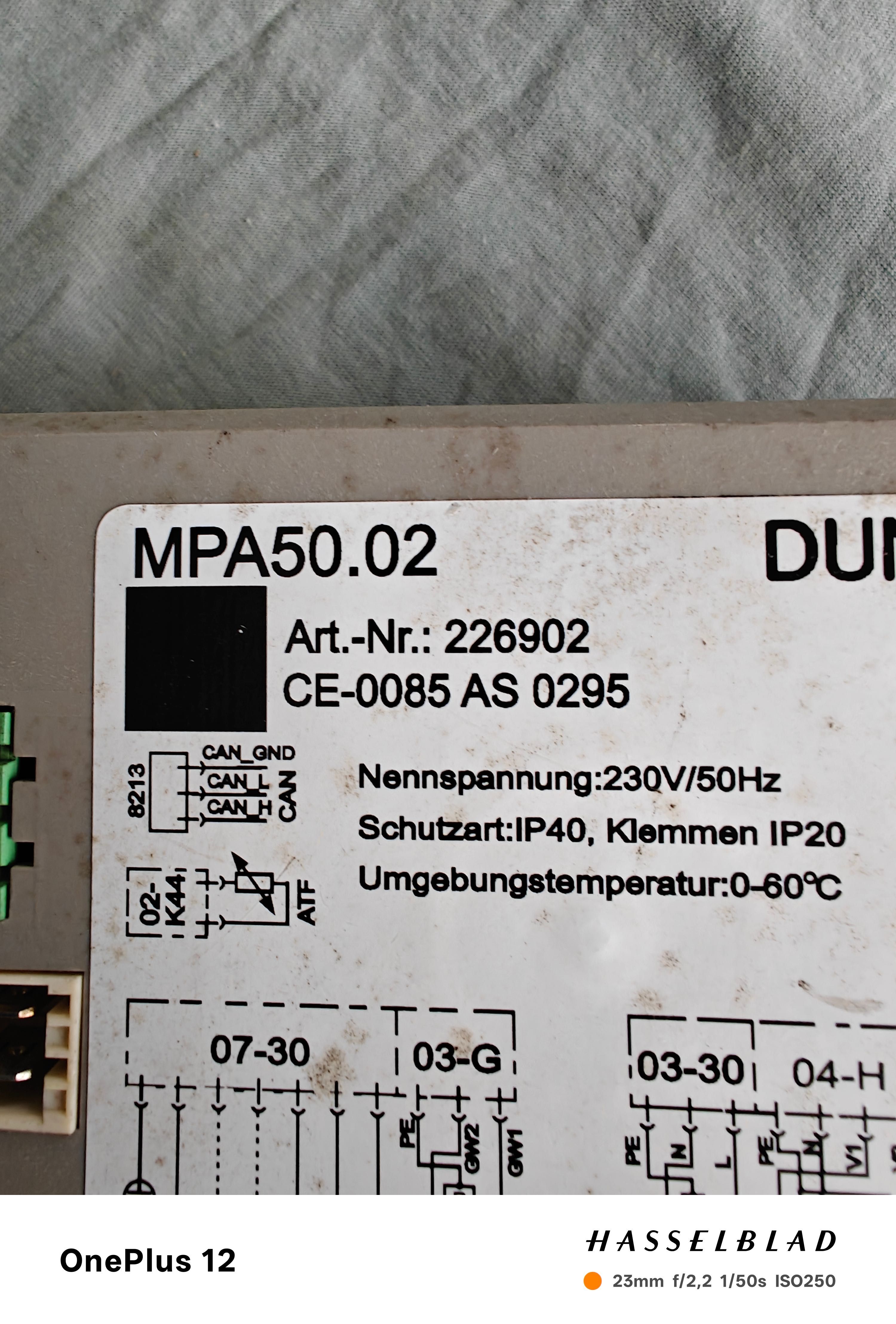 Ścieżka gazowa Dungs MPA50-02 Bydgoszcz