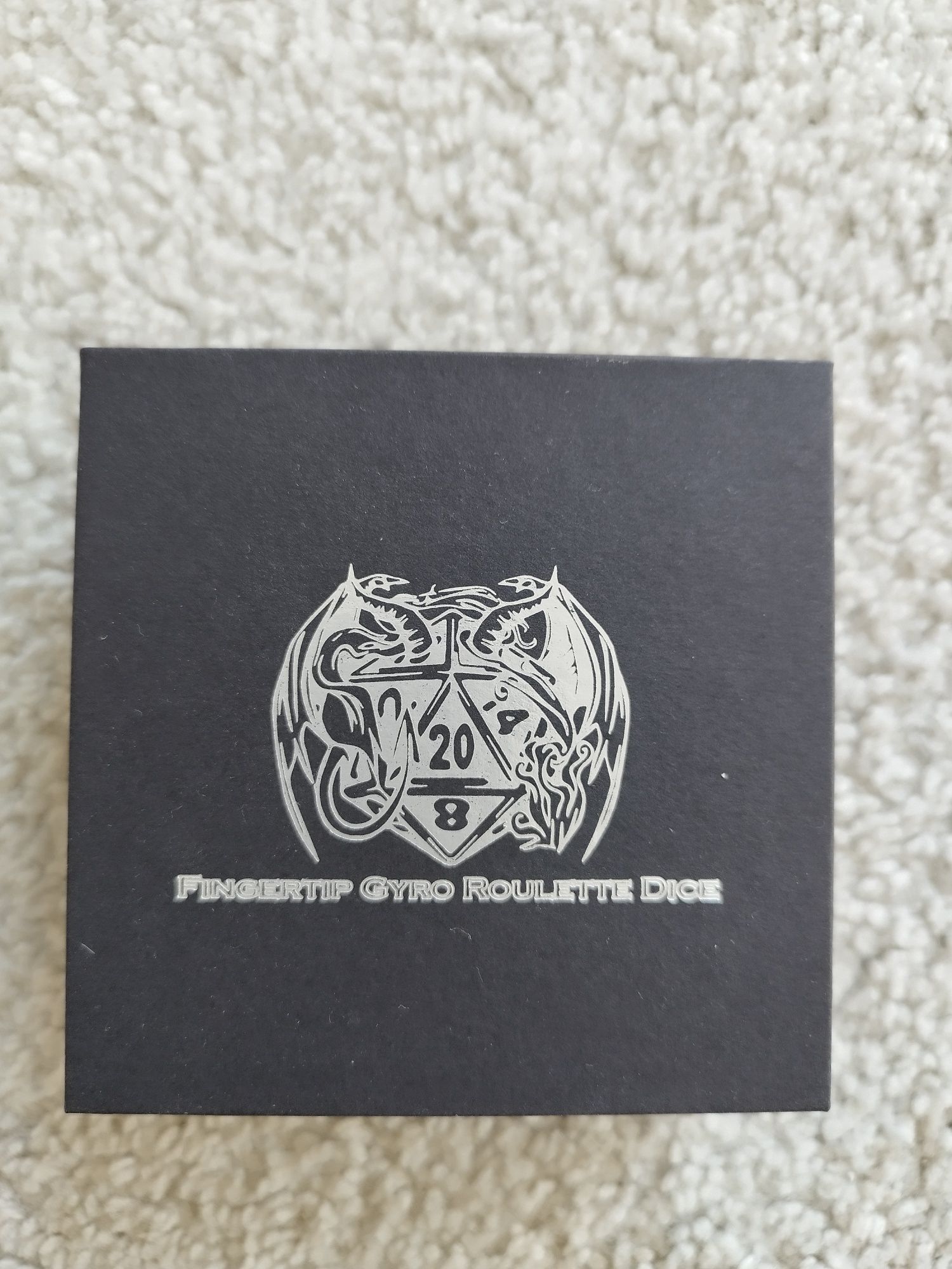 Kostki RPG metalowy spinner kostka Kości do gier planszowych D&D