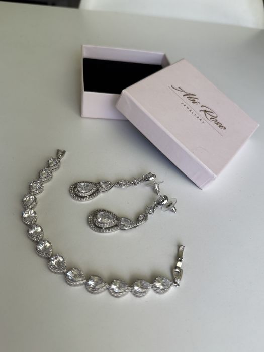 Zestaw biżuterii ślubnej Abi Rose