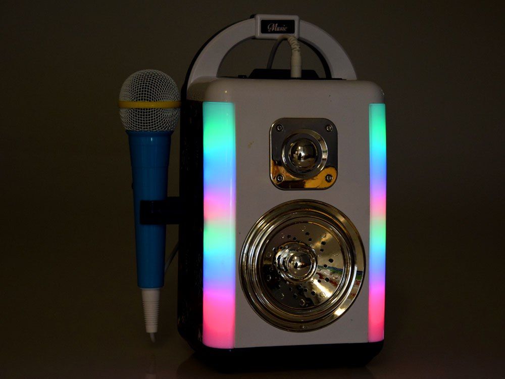 Disco Głośnik bezprzewodowy + mikrofon + bluetooth dla dzieci IN0165