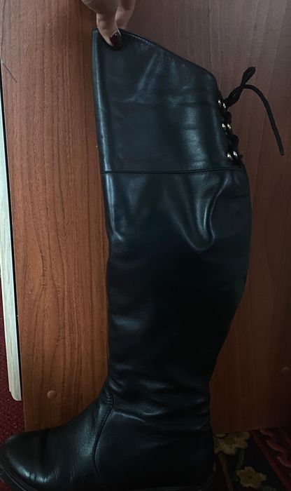 Продам шкіряні ботфорти 38р.